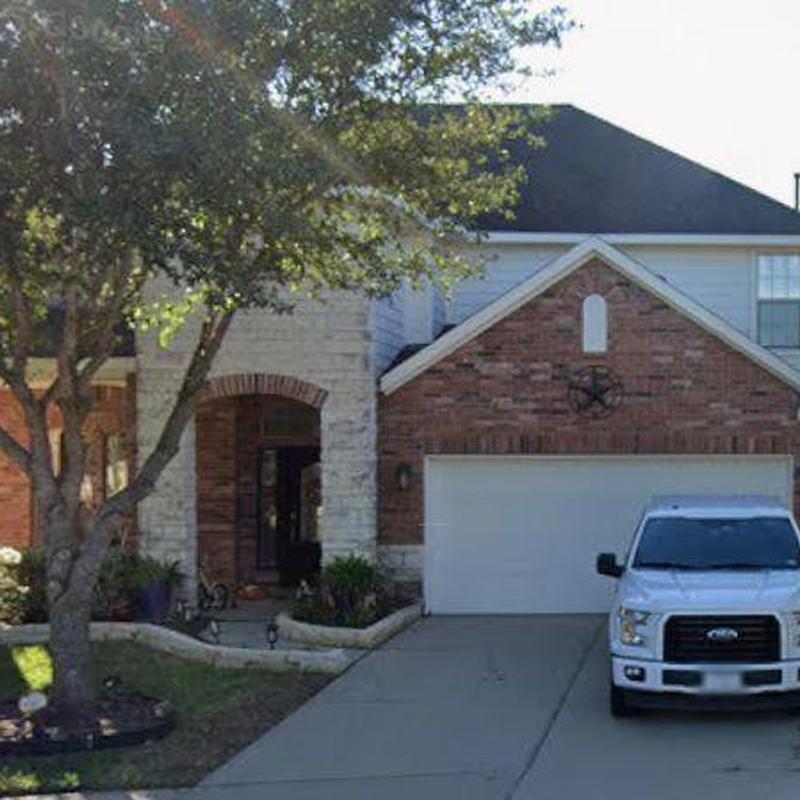 Asphalt shingle roof inspection at residential home in Katy, TX