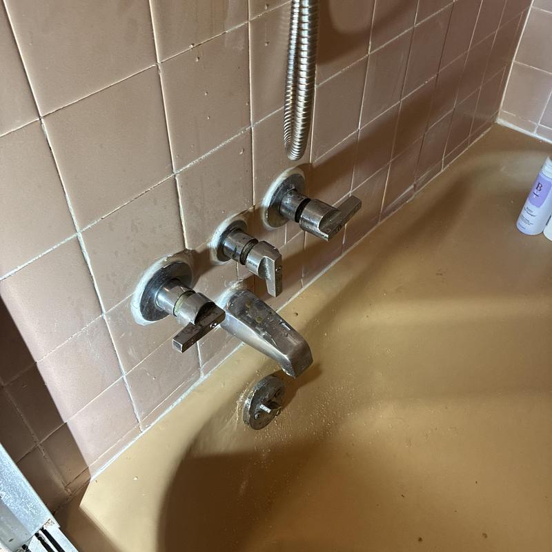 Three-handle shower valve stems and faucet handles