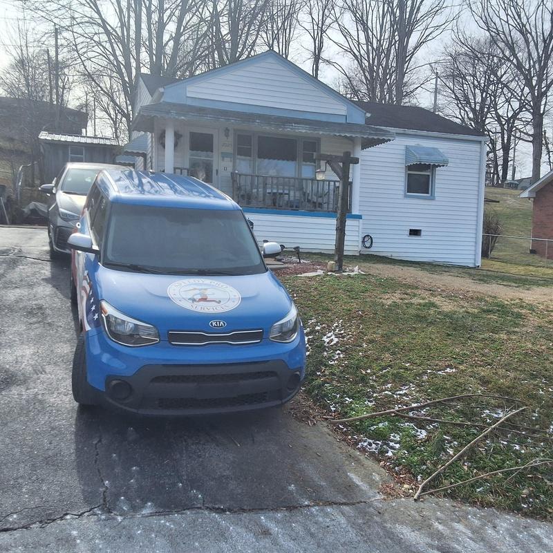 Shingle roof with wind damage and leaks, Blountville TN