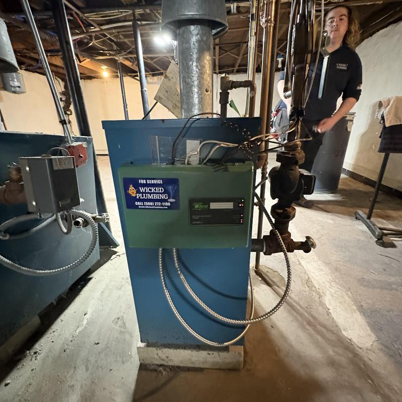 Boiler zone valve installation with new piping loop