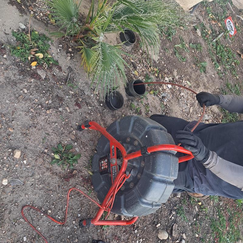 Sewer camera system during underground inspection