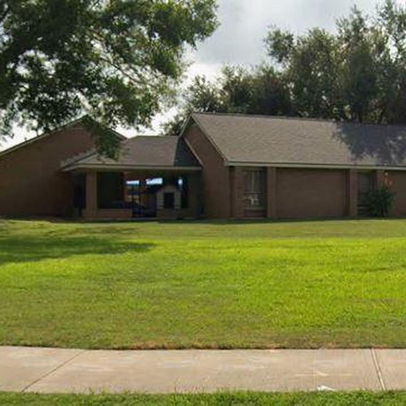 Asphalt shingle roof on residential house in Katy, TX