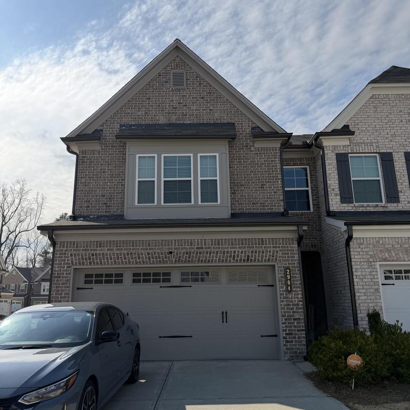 Roof flashing leak areas on two 10 walls