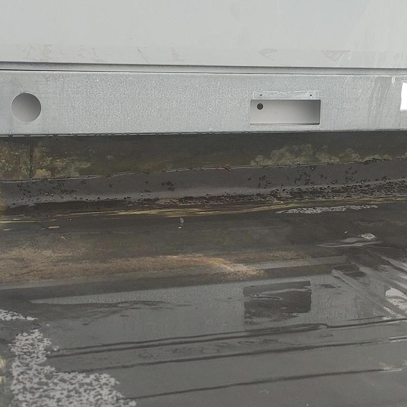 EPDM roof membrane with sealed edges and flashing EPDM roof membrane with sealed edges and flashing