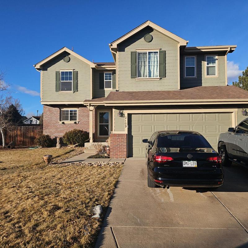 Roof with hail damage inspection, Thornton, Colorado Roof with hail damage inspection, Thornton, Colorado