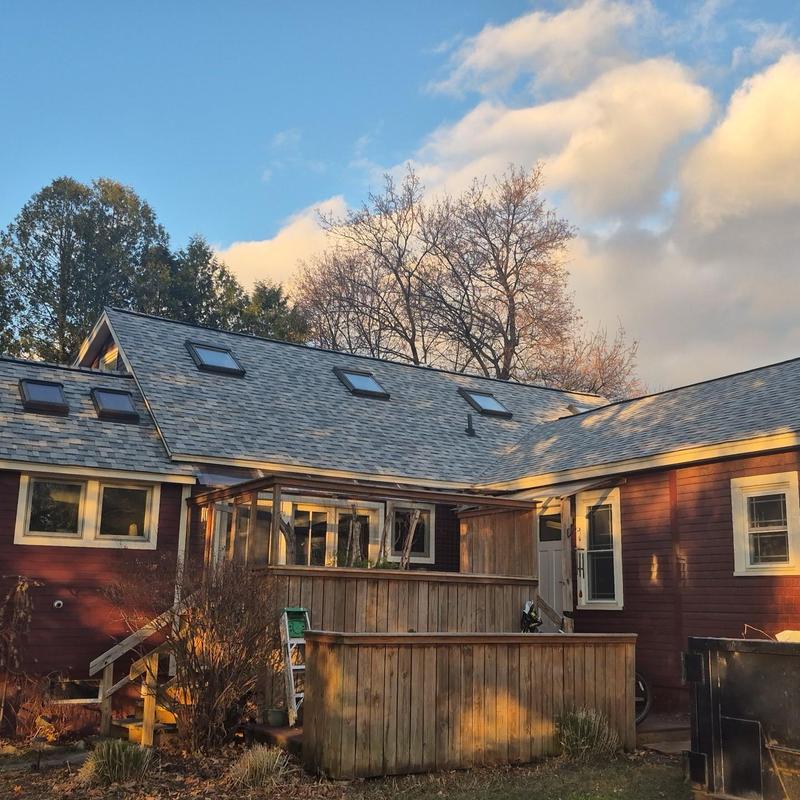 Skylight replacement on residential roof in Vermont