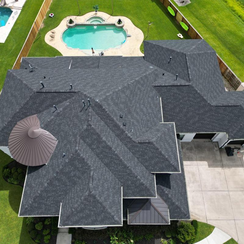 Tamko Titan XT Rustic Black shingle roof installation Tamko Titan XT Rustic Black shingle roof installation