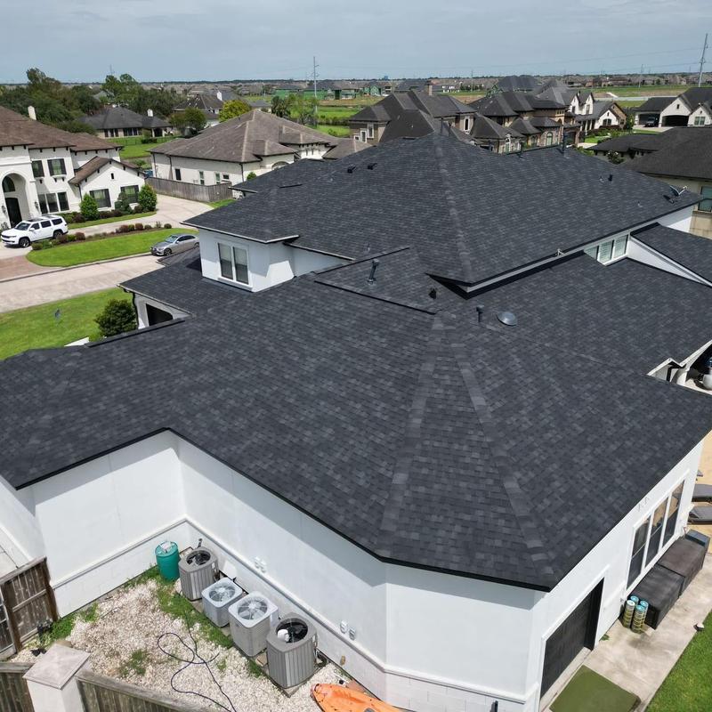 Tamko Titan XT Rustic Black shingle roof installation Tamko Titan XT Rustic Black shingle roof installation