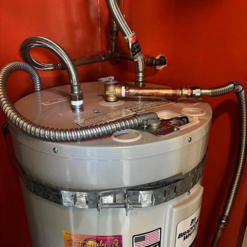 Bradford White 30 Gallon electric water heater installation Bradford White 30 Gallon electric water heater installation
