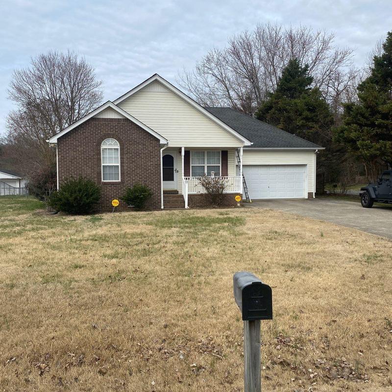 Asphalt shingle roof hail damage inspection on home