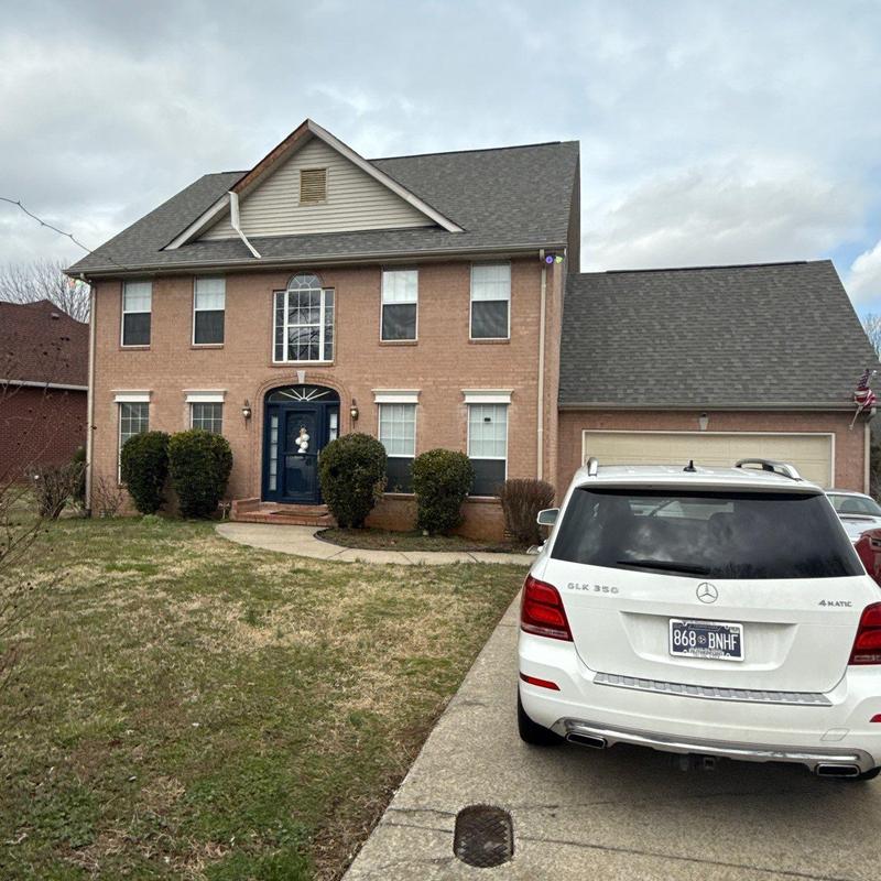 Asphalt shingle roof inspection on residential home