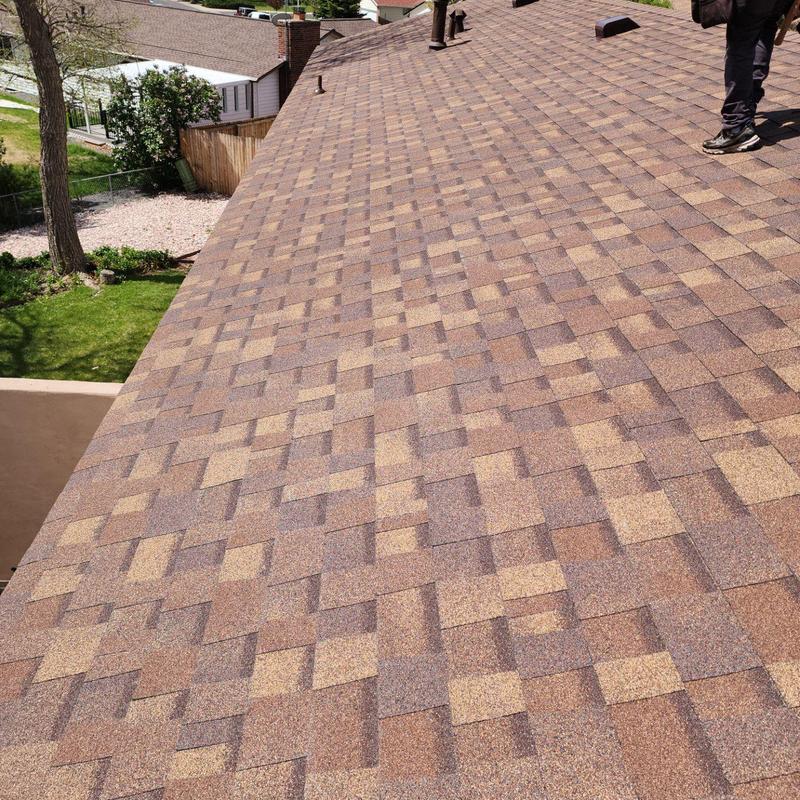 Owens Corning storm shingles on residential roof Owens Corning storm shingles on residential roof