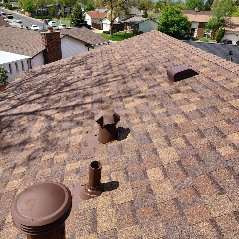 Owens Corning Class 4 storm shingles on roof Owens Corning Class 4 storm shingles on roof