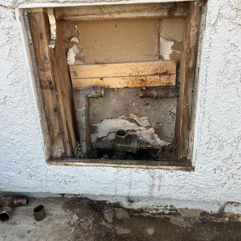 Copper plumbing shut off valve removal and pipe prep
