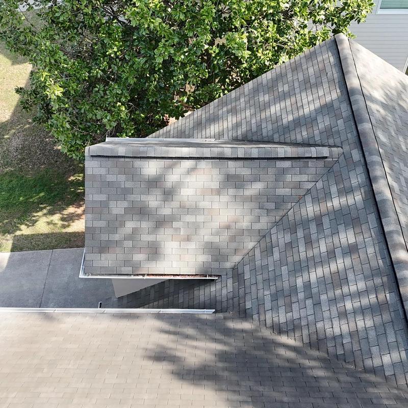 Asphalt shingle roof with no visible damage