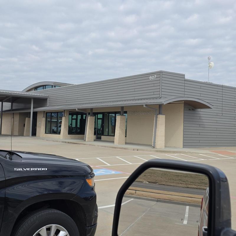 Commercial building metal siding storm damage in Terrell TX