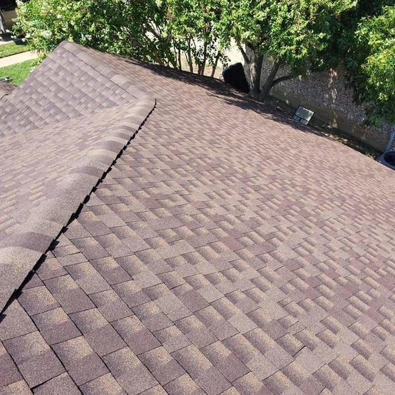 GAF Timberline HDZ roof on house and shed