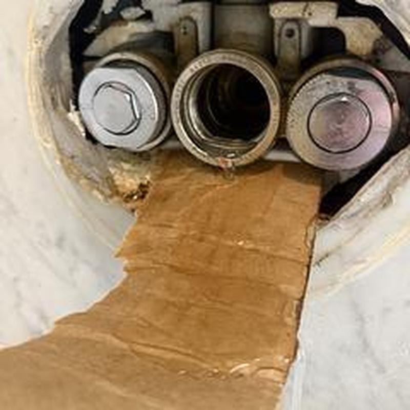 Shower valve cartridge removal with scale buildup