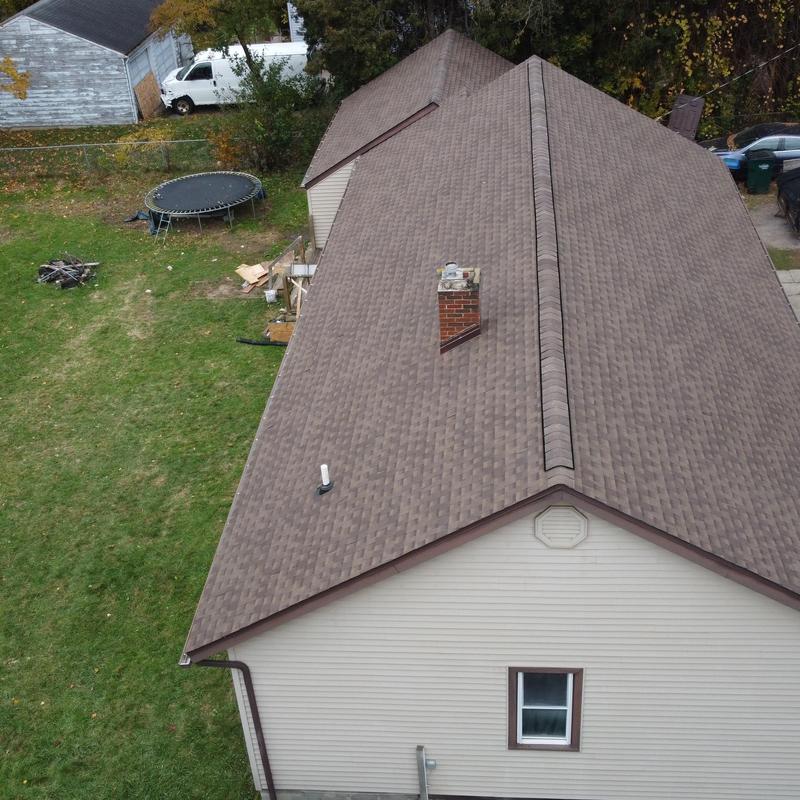 GAF Timberline HDZ asphalt shingle roof installation