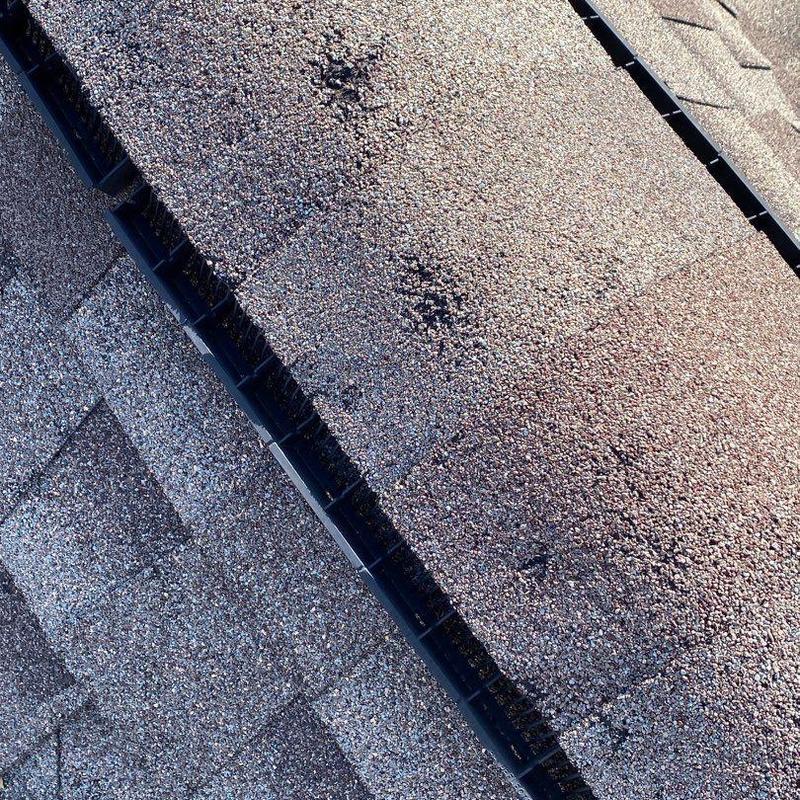 GAF Timberline HD roof shingles with ridge vent installation