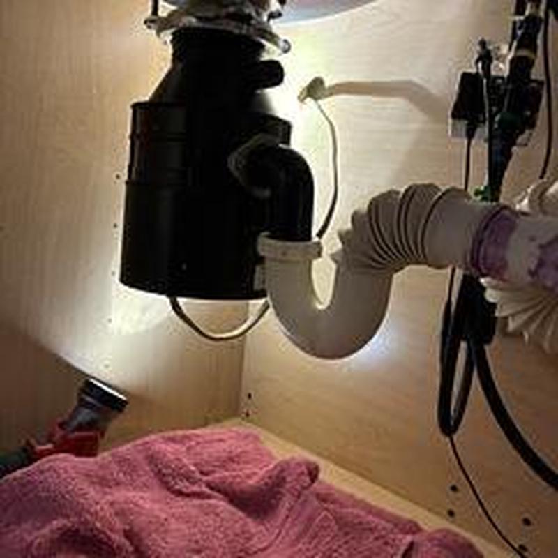 Badger 5 garbage disposer under sink installation