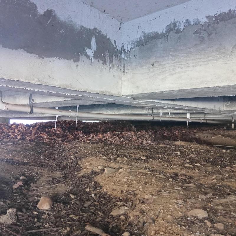 2-inch drain line re-pipe under commercial building floor