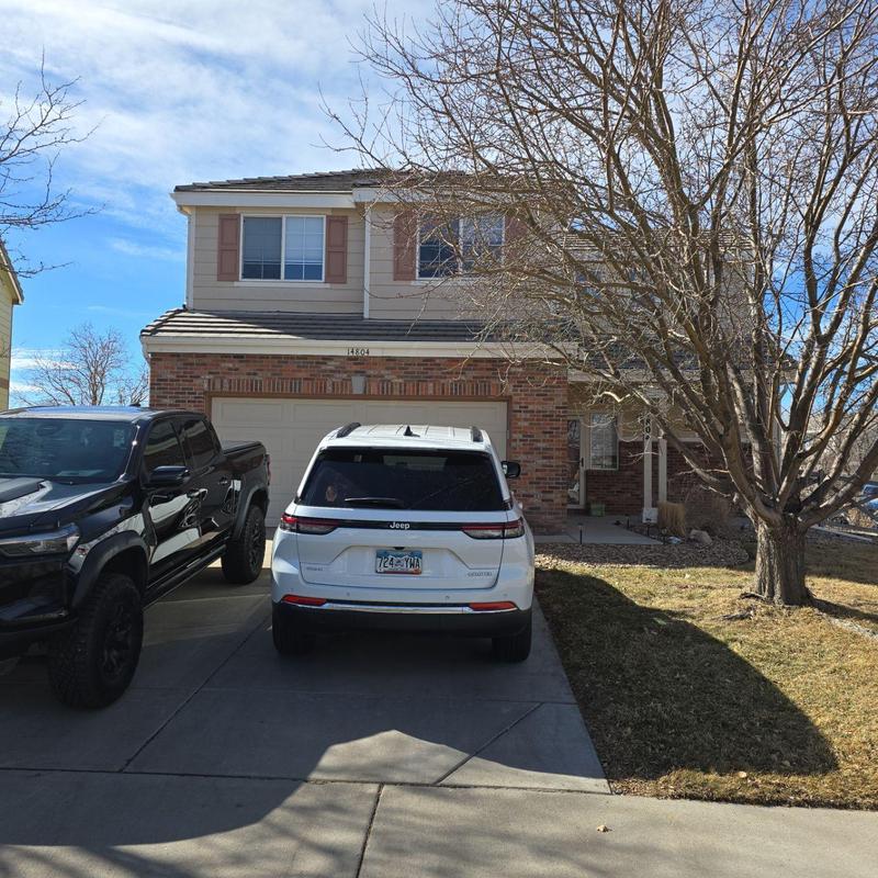 Tile roof with broken tiles and ridge sealing needed Tile roof with broken tiles and ridge sealing needed