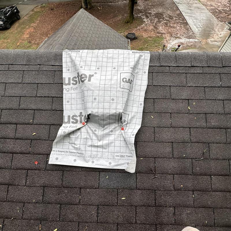 Box vent installation on shingle roof with underlayment