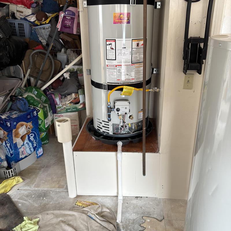 50 gallon natural gas water heater with earthquake strap