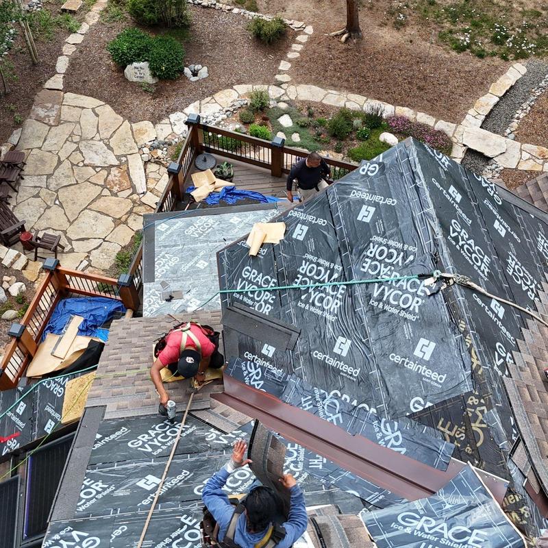 Grace Vycor Ice and Water Shield roof installation