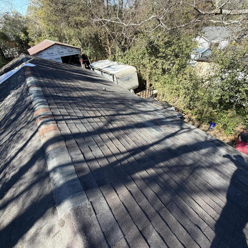 Asphalt shingle roof with full replacement needed