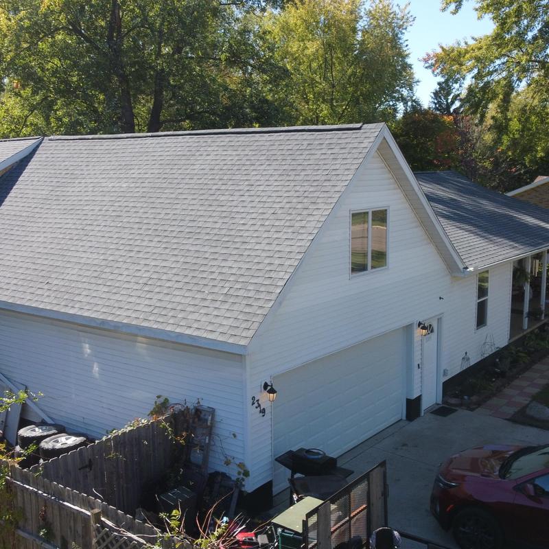 GAF Timberline HDZ pewter roof shingles installation