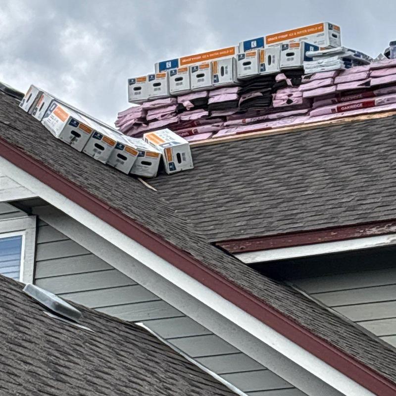 Owens Corning shingles and Grace Ice & Water Shield on roof