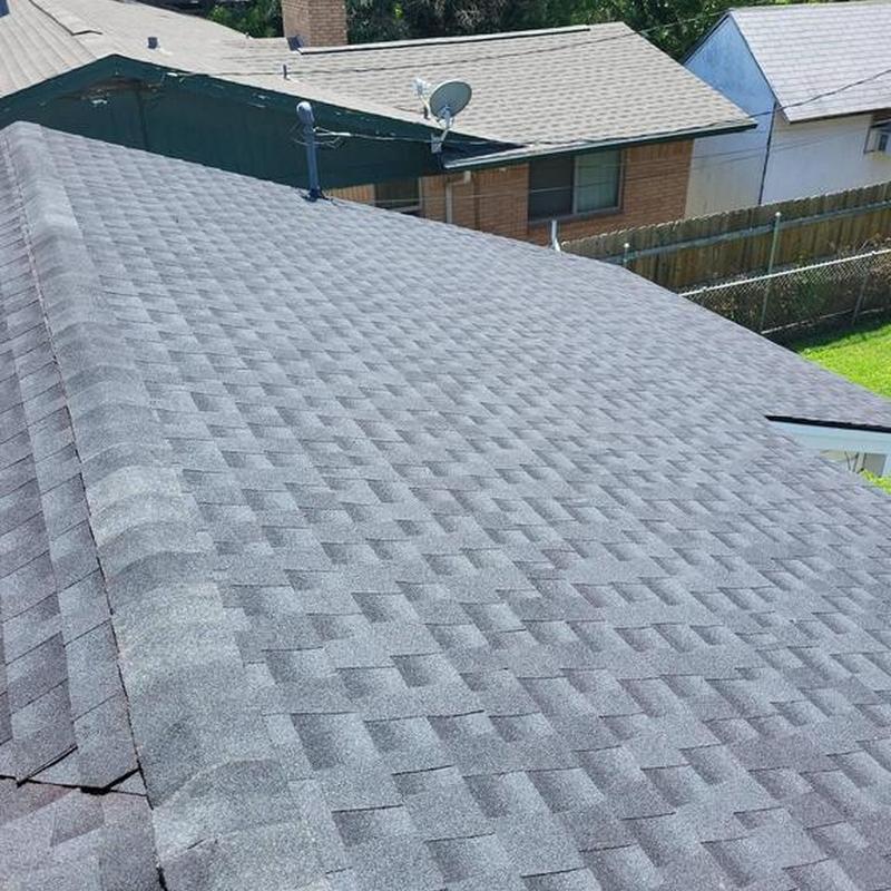 GAF Timberline HDZ charcoal roof shingles installation