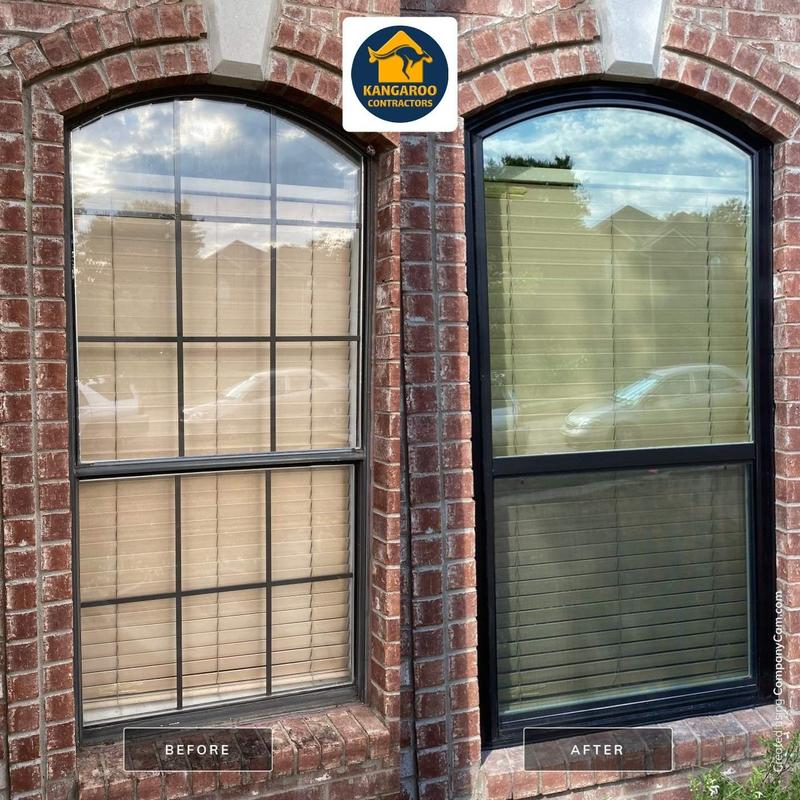 Vinyl energy efficient arched window replacement