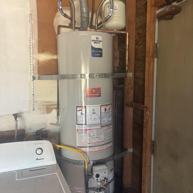 Bradford White 50-gal skinny water heater installation