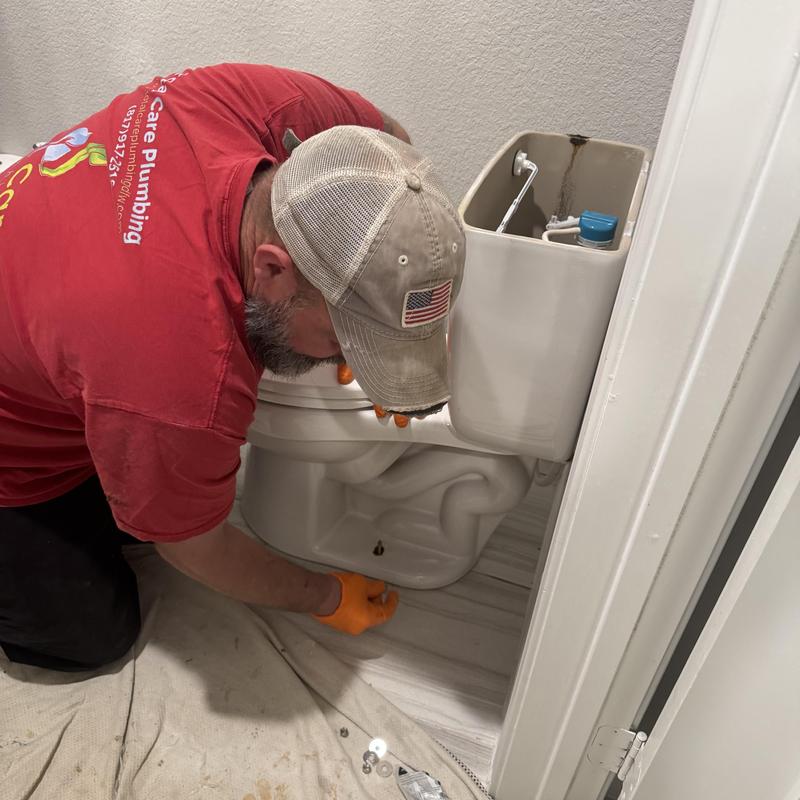 Toilet wax seal replacement with tank open