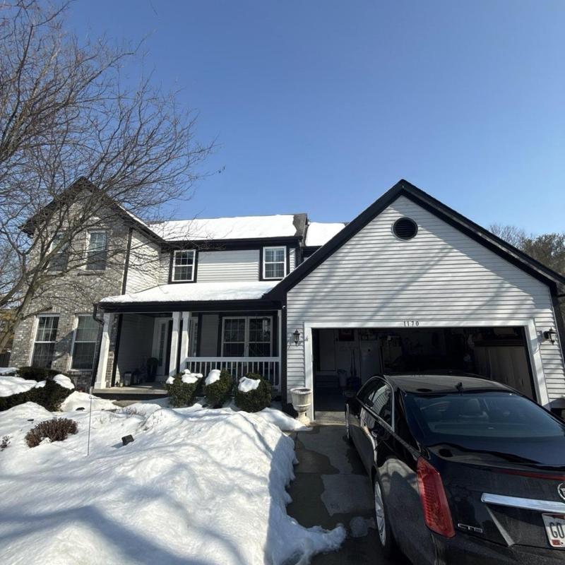 Asphalt shingle roof with attic leak inspection Asphalt shingle roof with attic leak inspection