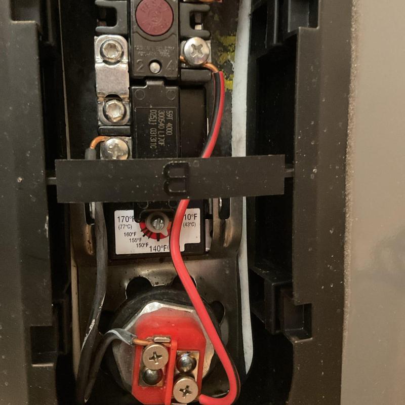 Rheem water heater thermostat and element replacement