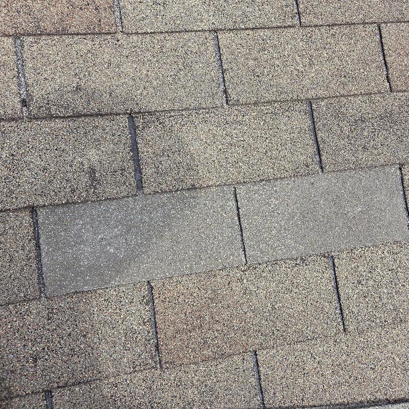 Roof shingles replacement with caulked mechanical seal