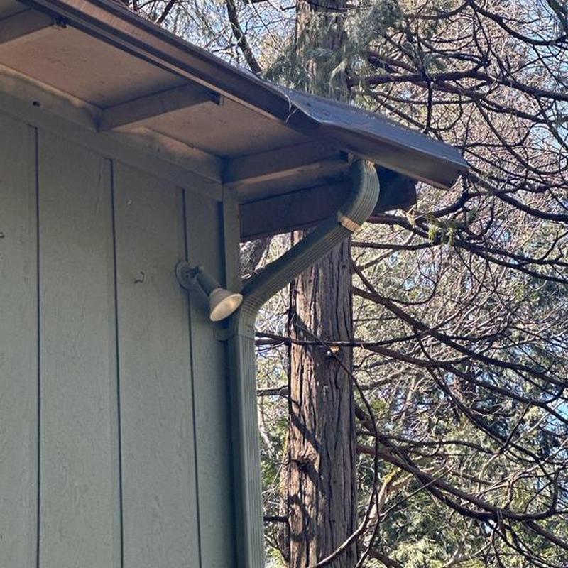 Gutter and downspout replacement after storm damage Gutter and downspout replacement after storm damage