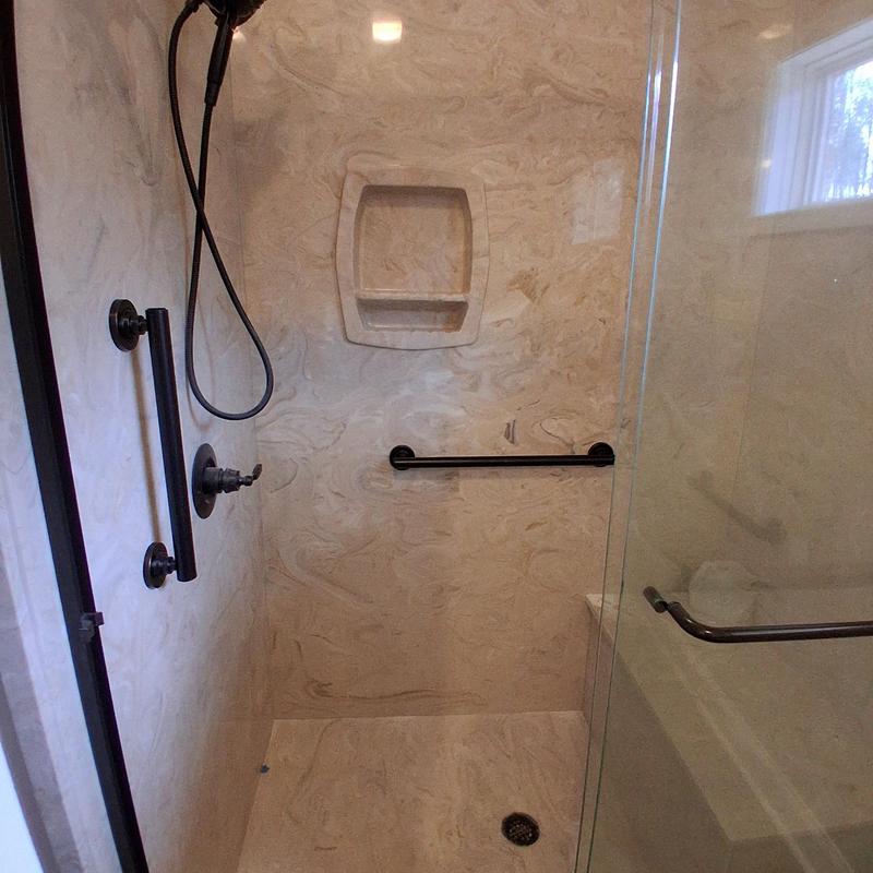 Shower grab bars and custom handrails installation Shower grab bars and custom handrails installation