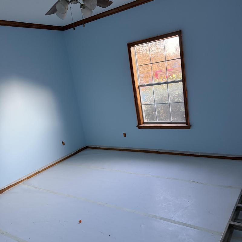 Ceiling texture and blue wall painting in room Ceiling texture and blue wall painting in room