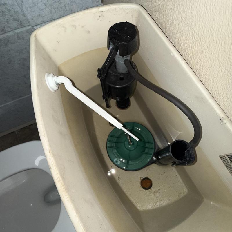 Toilet fill valve and flapper replacement inside tank