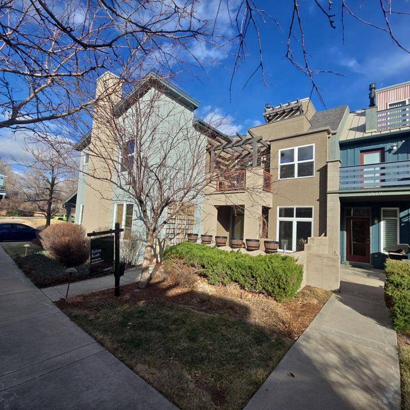 Shingle and flat roof inspection on townhouse building Shingle and flat roof inspection on townhouse building