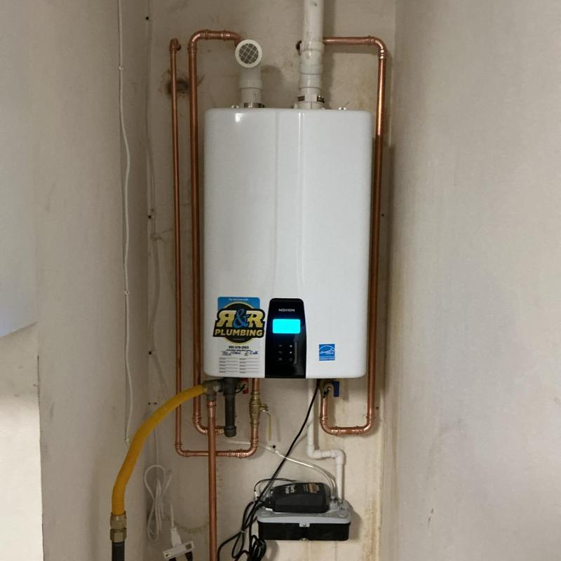 Navien NPE 240A2 tankless water heater installation