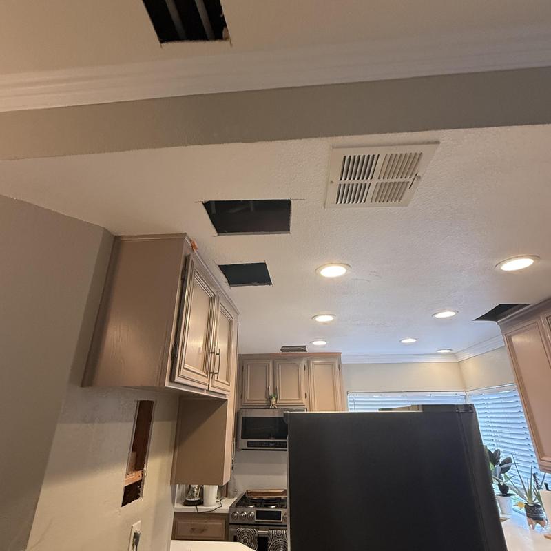 Ceiling access panels and kitchen cabinet openings
