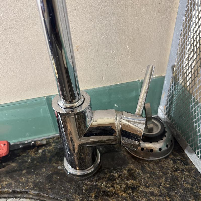 American Standard kitchen faucet replacement on granite countertop