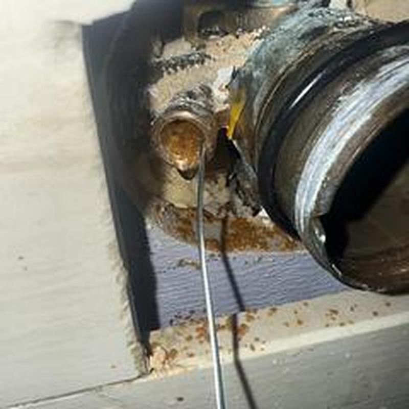 Delta faucet cartridge and flushed clogged hot line