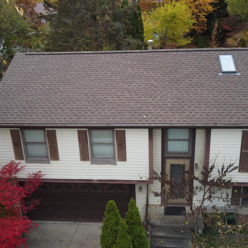 GAF Timberline HDZ roofing system with skylights installed GAF Timberline HDZ roofing system with skylights installed